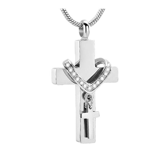 Heartfelt Sterling Silver Memorial Necklace™